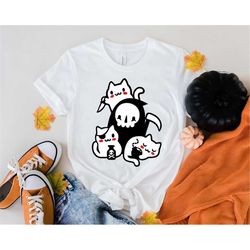 Deaths Little Helpers T-Shirt, Cat Halloween Shirt, Funny Cat Shirt, Cat Lover Shirt, Halloween Shirt