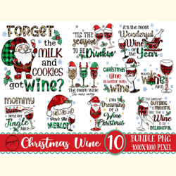 Christmas Wine Bundle Sublimation
