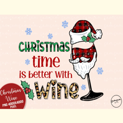 Christmas Wine Sublimation
