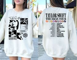 TS Eras Tour 2023 Sweatshirt, T.S Tour 2023 Shirt, Swiftie Fan Tee, Midnights Concert Shirt, Swiftie Merch shirt