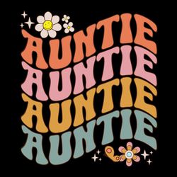 Retro Auntie SVG PNG Cool Aunt SVG Cricut For Files Design