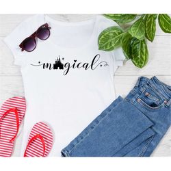 Magical SVG PNG with Castle Mickey Ears Pixie Dust Magical Sparkles Family Vacation Shirt SVG