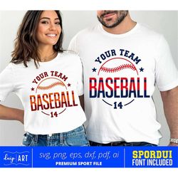 Baseball Team Template SVG PNG, DIY Baseball Design, Baseball Team Shirt,Baseball School Name,Baseball svg,Your Team Tem