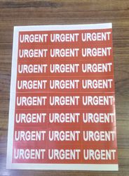 Get Your Urgent Items Dispatched on Time with Pack of 200 (3x1.5) Inch Printed Labels