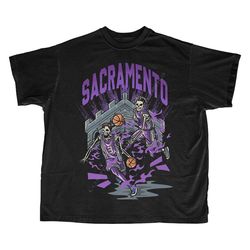 Sacramento Basketball T Shirt | Sacramento Graphic Bootleg T Shirt | Vintage Sacramento T Shirt | King | Sactown