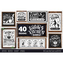 Witch's Kitchen SVG Bundle 40 designs