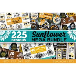 Sunflower SVG MEGA BUNDLE 225 designs