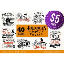 Halloween SVG bundle 40 designs vol 2