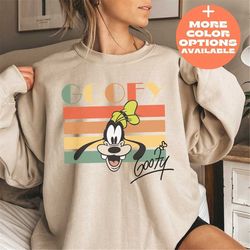 Retro Goofy Face Vintage Shirt, Sweatshirt, Hoodie, Goofy Shirt, Disney Characters Shirt, Disneyland Shirt, Goofy disney