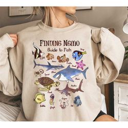 Disney Pixar Finding Nemo Guide To Sea Life Sweatshirt, Shirt, Finding Nemo Shirt, Magic Kingdom, Disney Trip Shirt, Dis