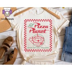 Disney Pixar Toy Story Alien Pizza Planet Box Art Shirt, Sweater, Hoodie, Disneyland Vacation Family Birthday Gift Adult