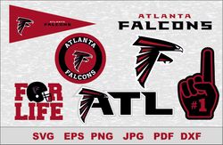 Atlanta Falcons Logo SVG Atlanta Falcons logo Falcons Football cut file Falcons Logo Transparent Cricut