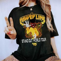 Powerline Stand Out Tour 95 Shirt, Vintage Goofy Movie Powerline Shirt, A Goofy Movie, Powerline Stand Out Tour Goofy Mo