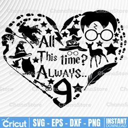 All This Time Always... Harry Potter theme svg, Harry Potter print, Harry Potter party, Potter birthday