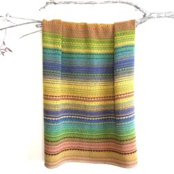 Knitted baby woolen blanket