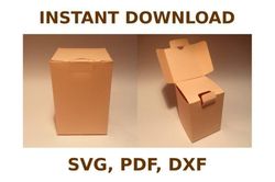 rectangular box template, box template svg, svg files, svg, cricut