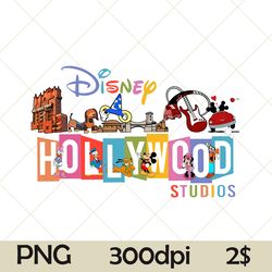 VintageDisney Hollywood Studios PNG, Hollywood Studios PNG, Hollywood Studios Trip PNG, DisneyFamily Vacation tee, Disne