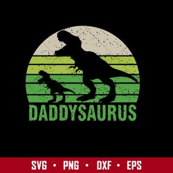 Daddysaurus Svg, Daddy Dinosaur Svg, Father's Day Svg, Png Dxf Eps  Digital File
