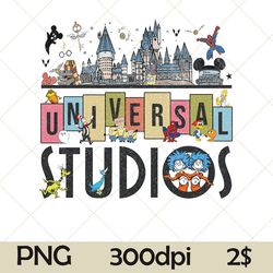 Vintage Universal Studios PNG, Universal Studios 2023 PNG, Disney Trip 2023 PNG, Disney Vacation PNG, Universal Trip PNG