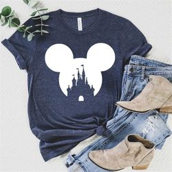Mickey Castle Shirt, Disney Matching Family Shirts, Disneyworld Shirts, Disney Ear Shirt, Family Disney Shirt