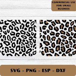 Leopard Print, Cheetah Print, Animal Print Instant Download Cricut, Silhouette, SVG, PNG, EPS, dxf, jpg Seamless Leopar