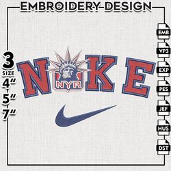 New York Rangers Embroidery Designs, NHL Logo  Embroidery, NHL Rangers, Machine Embroidery Pattern, Digital Download