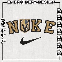 Vegas Golden Knights Embroidery Designs, NHL Logo Embroidery, NHL Knights, Machine Embroidery Pattern, Digital Download