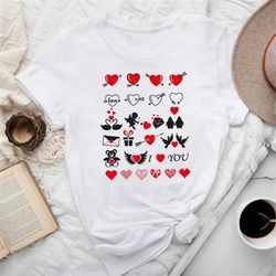 Valentines Day Shirt, Heart Shirt, Valentines Day Shirts For Women, Cute Heart T-shirt, Cute Valentine Shirt, Teachers V