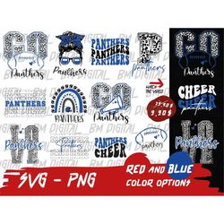 Panthers Football Svg, Panthers Bundle, Panthers School Team, College Panthers , Mascot Svg, Panthers Football Png, Iron