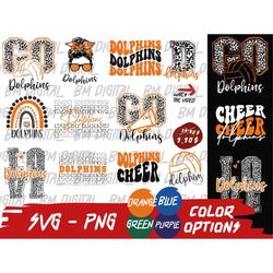 Dolphins Volleyball Svg, Dolphins Bundle, School Team, College Team, Mascot Svg, Cameo, Layered, Class Of 2024