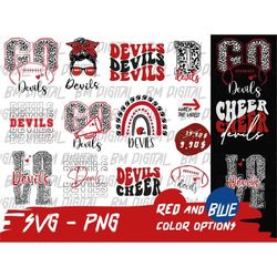 Devils Football Svg, Devils Bundle, Devils School Team, Devils College Team, Mascot Svg, Devils Football Png, Cameo, Lay