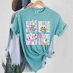 Disney Daisy Duck Comfort Colors Shirt, Disney Girls Shirt, Disney Aesthetic Shirt, Disneyworld Shirt, Disney Womens Shi