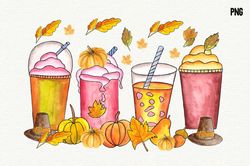 Fall Coffee Sublimation Design