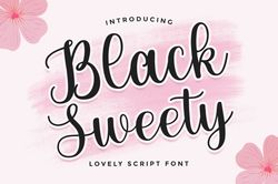 Black Sweety Script