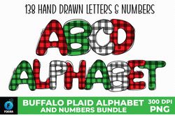 Buffalo Plaid Alphabet