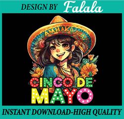 Cinco De Mayo Girl Mexi-can Fiesta 5 De Mayo Anime Png, Cinco de Mayo Png, Mothers day Png, Digital Download