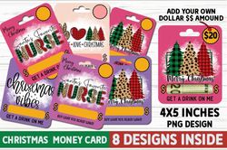 Christmas  Money Card PNG Bundle
