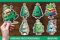 Christmas Trees Sticker Bundle