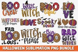 Halloween Sublimation PNG Bundle