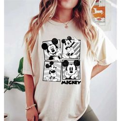 Retro Disney Mickey Comfort Colors Shirt, Vintage Mickey Mouse Shirt, Disney Trip, Disney Vacation Shirt, Disneyland, Di