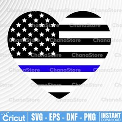 Police Wife Svg, Back the Blue Heart SVG, Back The Blue Svg,Police Officer Svg, Blue Lives Matter SVG