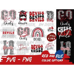 Devils Basketball Svg, Devils Bundle, Devils School Team, Devils College Team, Mascot Svg, Devils Basketball Png, Cameo,