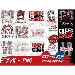 Colonels Volleyball Svg, Colonels Bundle, Colonels School Team, Colonels College Team, Mascot Svg, Colonels Volleyball P