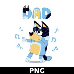 Bluey Dad Png, Bandit Png, Dad Png, Bluey Png, Bluey Dog Png, Cartoon Png - Digital File