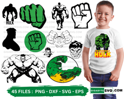 Hulk SVG Bundle: High-Quality Vector Graphics, SVG - PNG - DXF - EPS  Perfect SVG designs