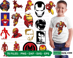 Iron Man Bundle Svg, Iron Man Svg, Iron Man Cricut Svg, Avengers Svg, Png Dxf Eps Dxf Digital Files
