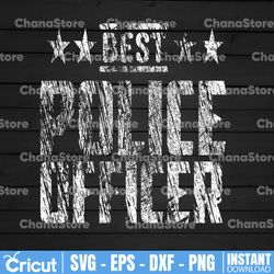 Best Police Officer svg, Police Thin Blue Line SVG |The Blue Lives Matter| Police Life Svg| Police Quotes svg png dxf