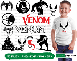 Venom SVG Bundle: High-Quality Vector Graphics, SVG - PNG - DXF - EPS  Perfect SVG designs