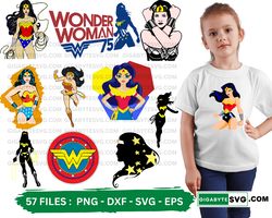 Wonder Woman SVG Bundle: High-Quality Vector Graphics, SVG - PNG - DXF - EPS  Perfect SVG designs