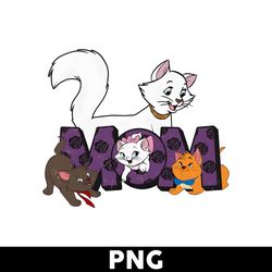 Cat Mom Png, Mom Png, Cute Cat Png, The Aristocats Png, Disney Png - Digital File